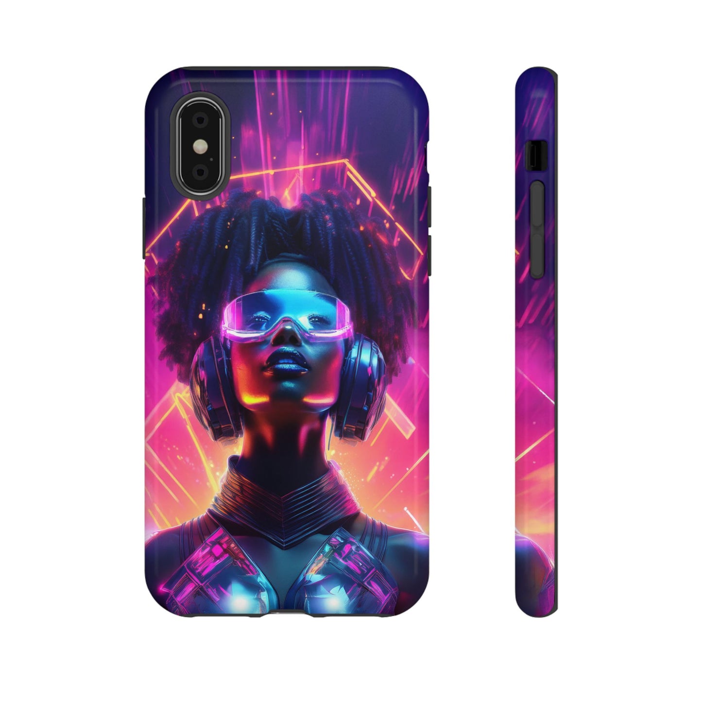 Futuristic Cyberpunk Female Cell Phone Case 030