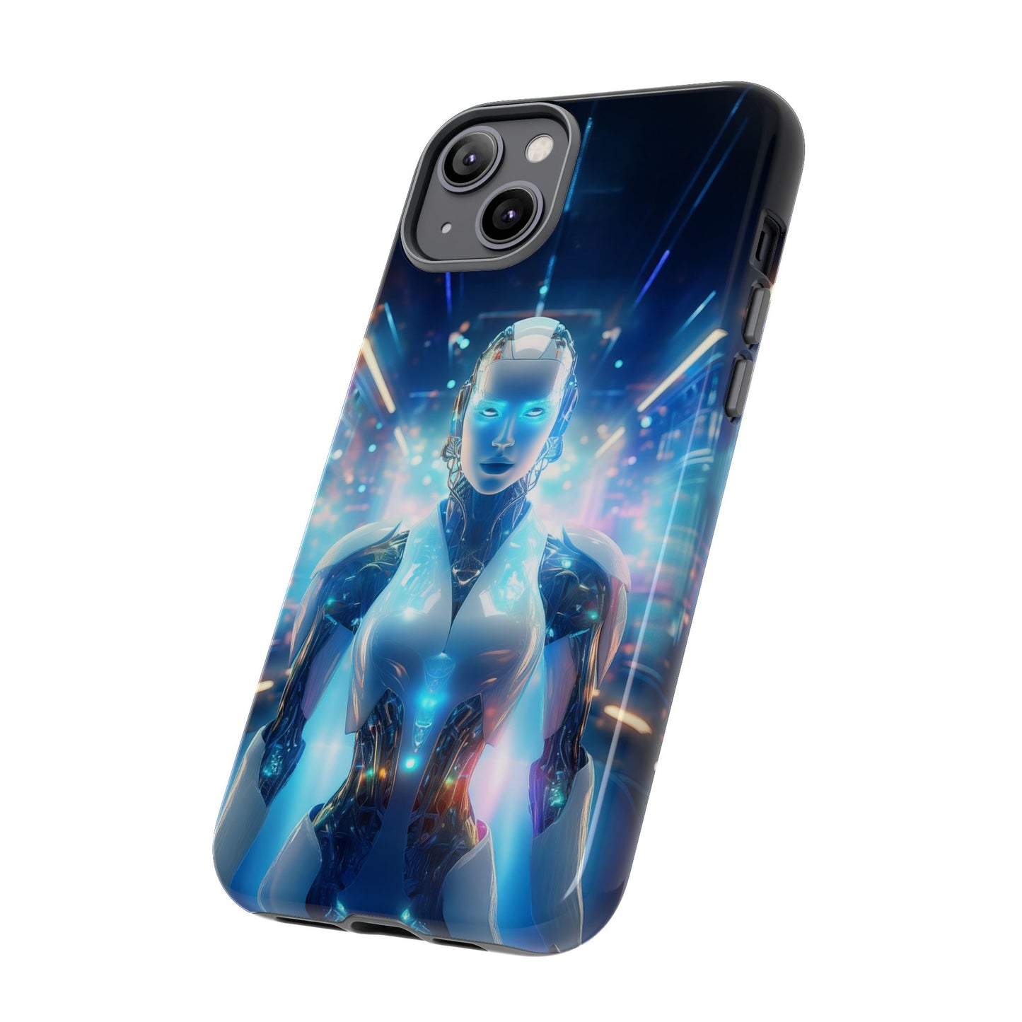 Futuristic Human Android Hybrid Cell Phone Case 012