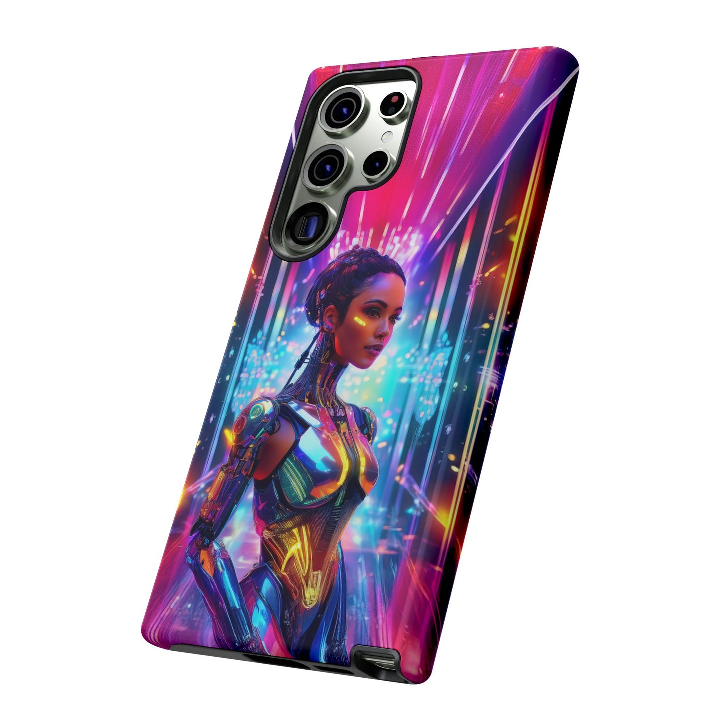 Futuristic Human Android Hybrid Cell Phone Case 006