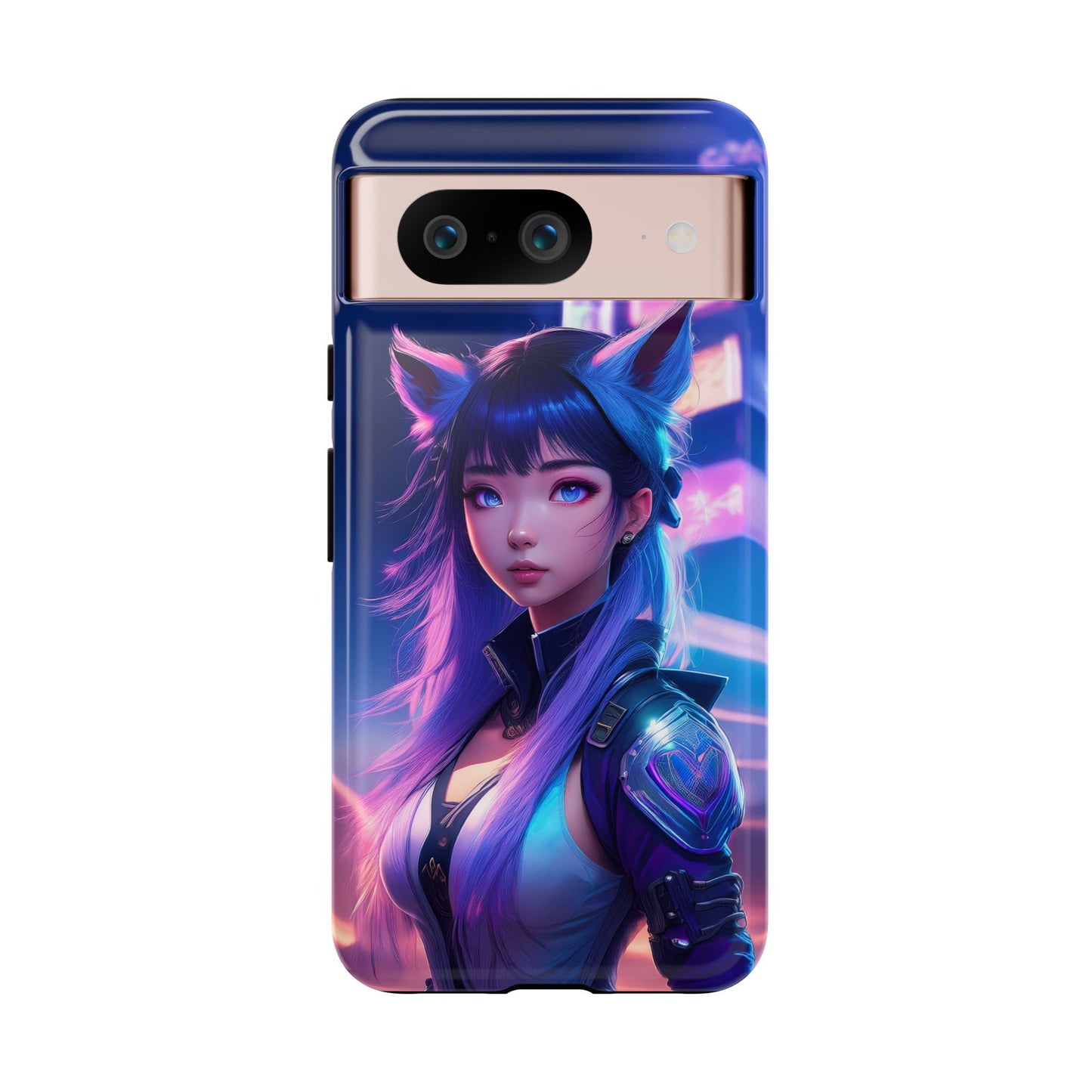 Futuristic Cyberpunk Female Cell Phone Case 010