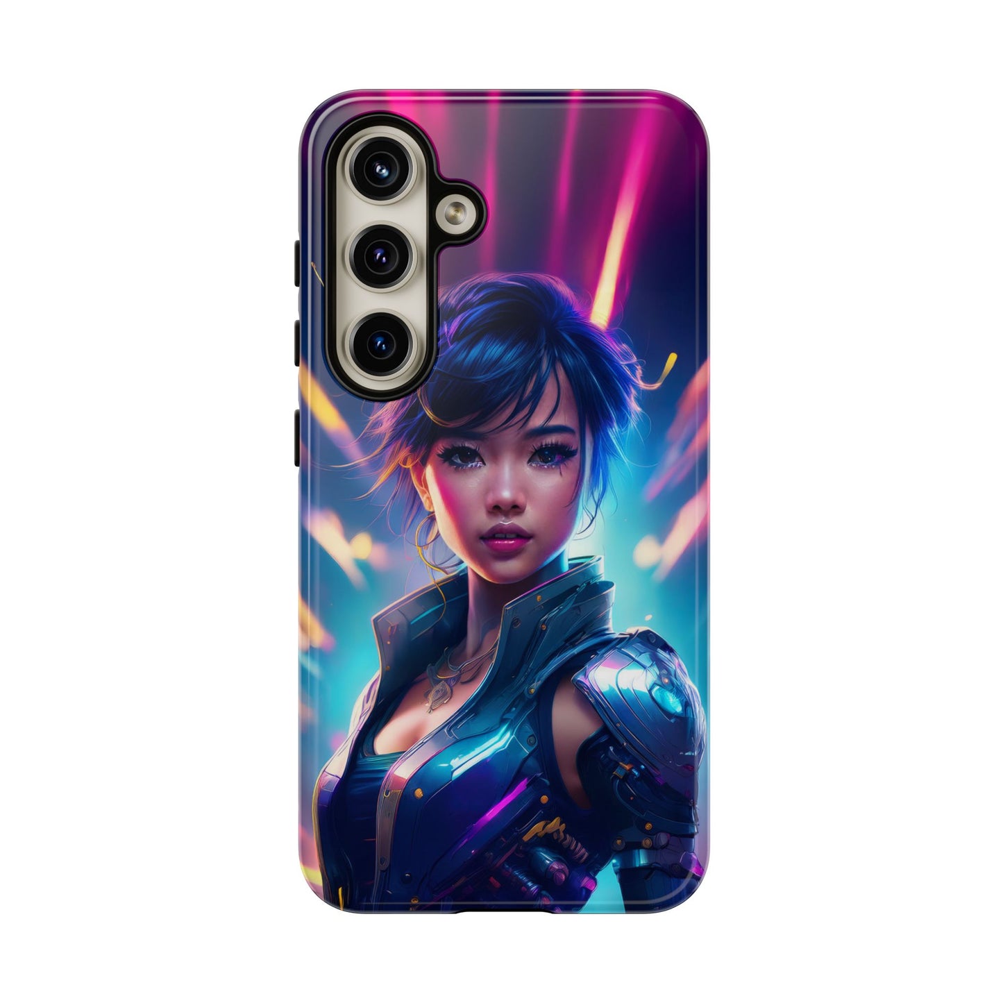 Futuristic Cyberpunk Female Cell Phone Case 024