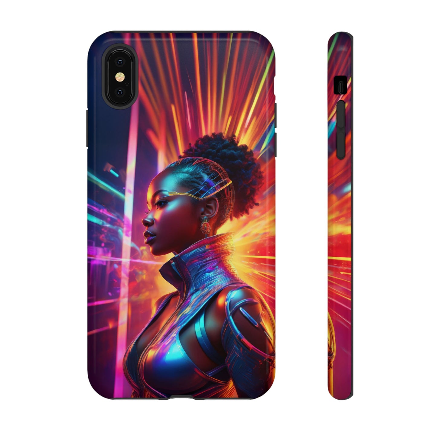 Futuristic Cyberpunk Female Cell Phone Case 001