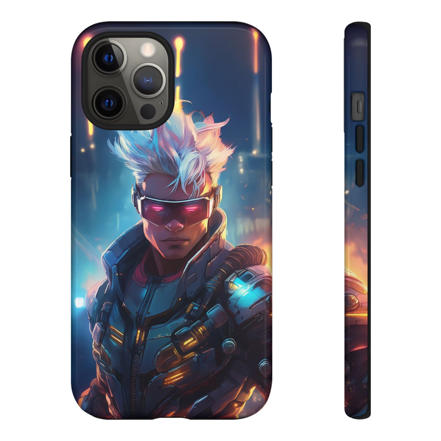 Futuristic Cyberpunk Male Cell Phone Case 018