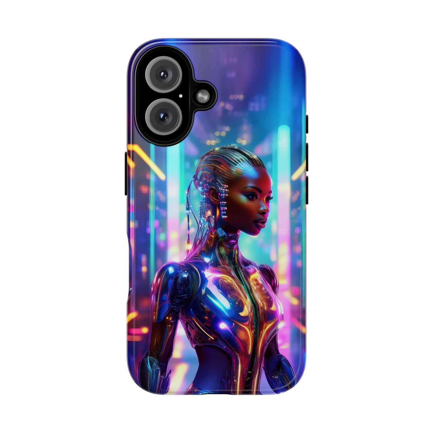 Futuristic Human Android Hybrid Cell Phone Case 018