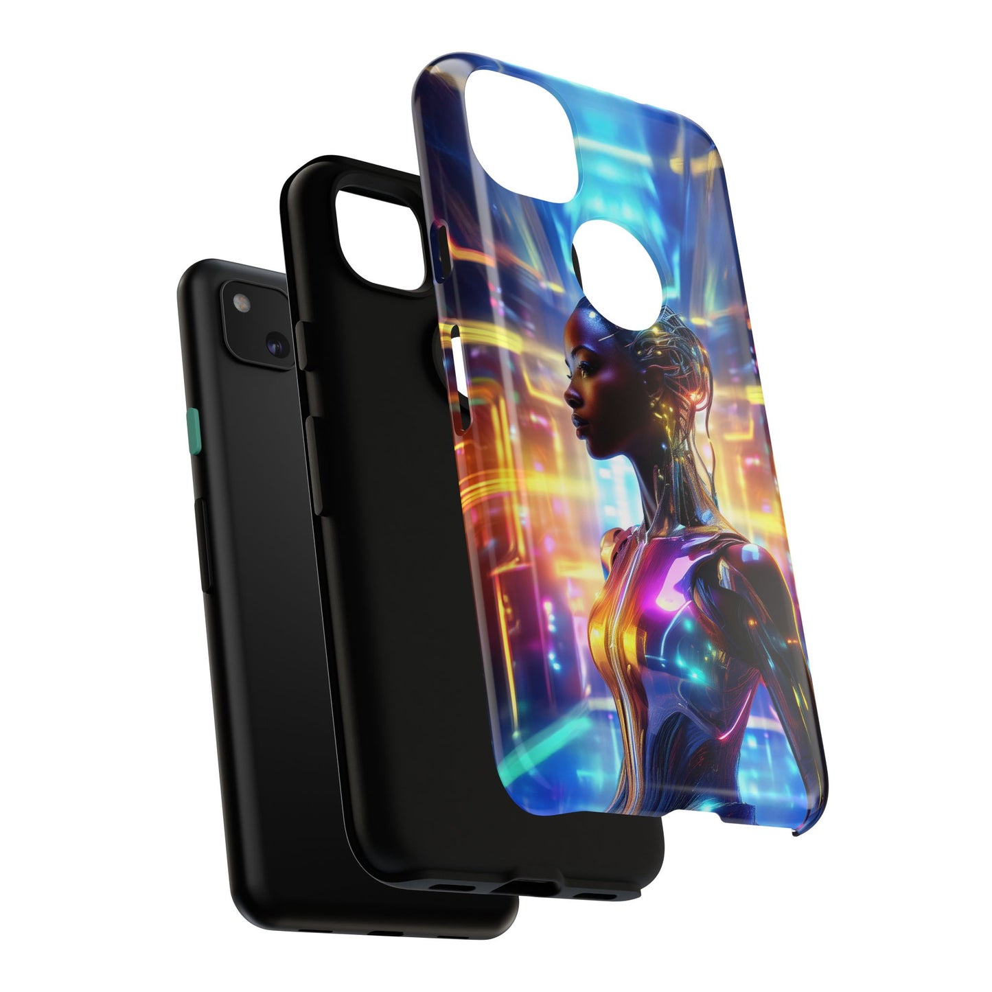 Futuristic Human Android Hybrid Cell Phone Case 011