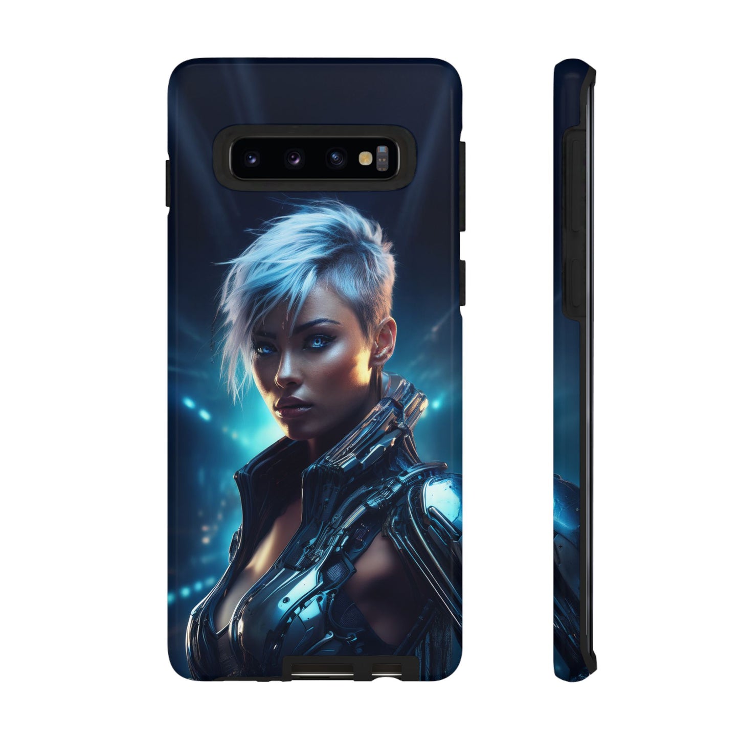 Futuristic Cyberpunk Female Cell Phone Case 027