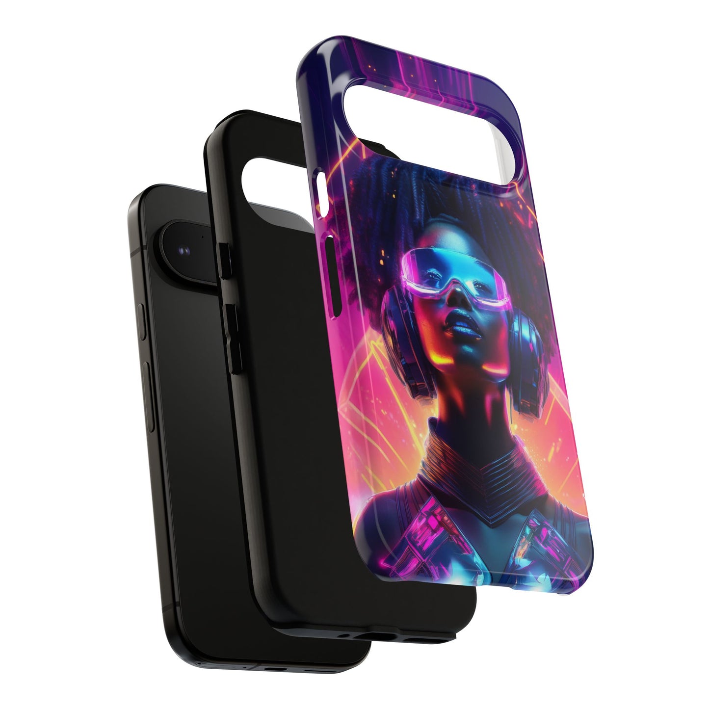 Futuristic Cyberpunk Female Cell Phone Case 030