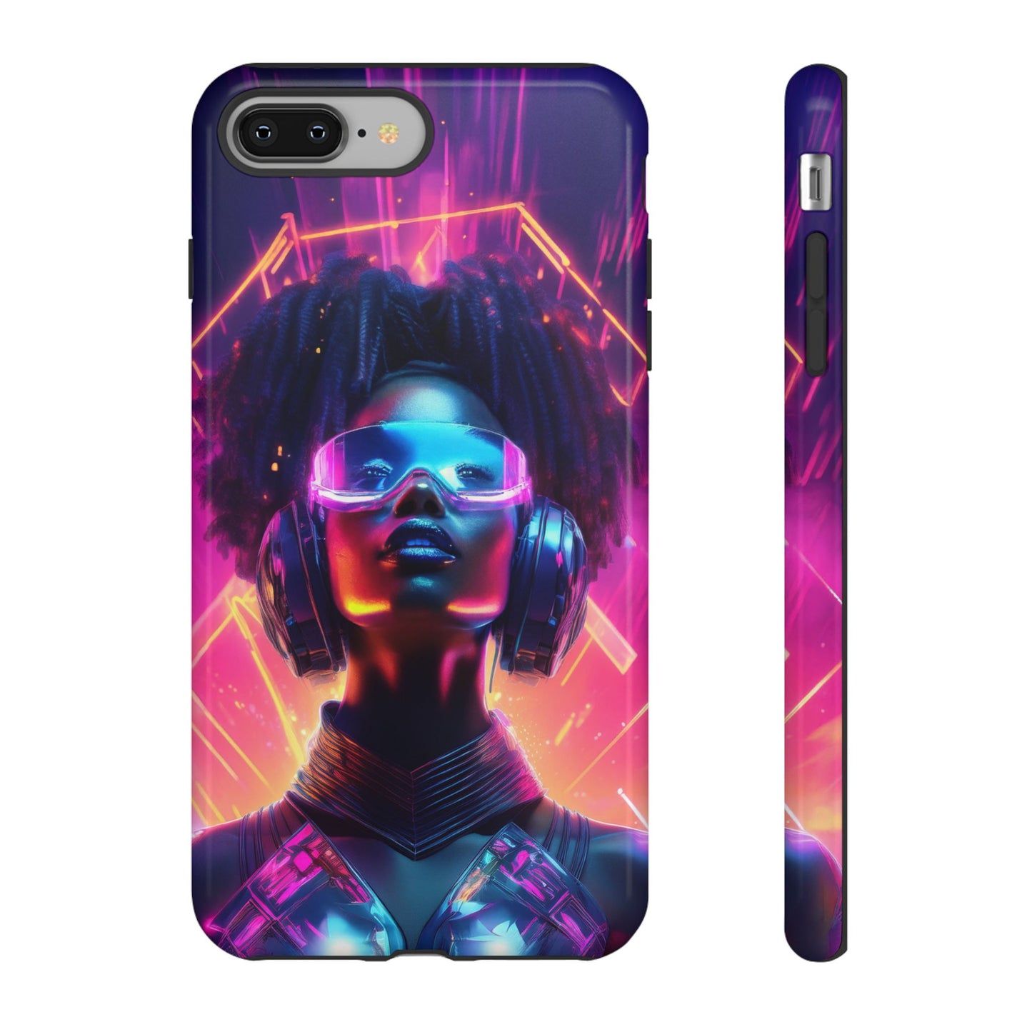 Futuristic Cyberpunk Female Cell Phone Case 030