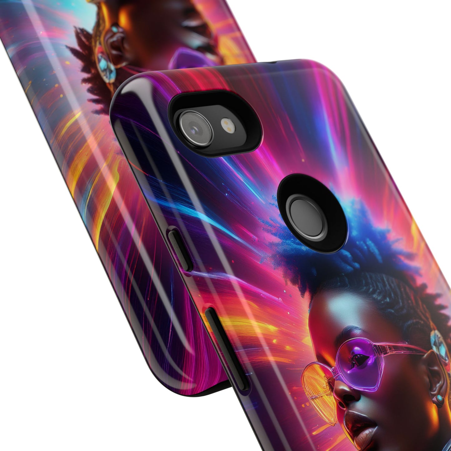 Futuristic Cyberpunk Female Cell Phone Case 026