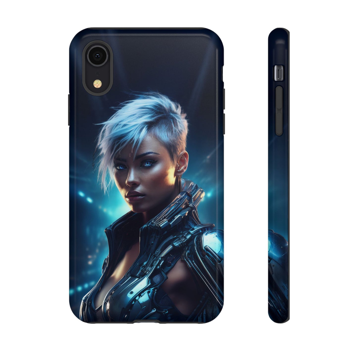 Futuristic Cyberpunk Female Cell Phone Case 027