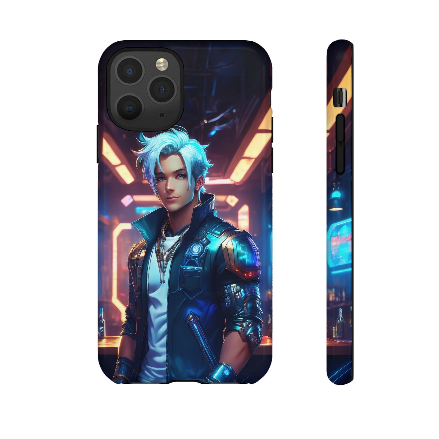 Futuristic Cyberpunk Male Cell Phone Case 009