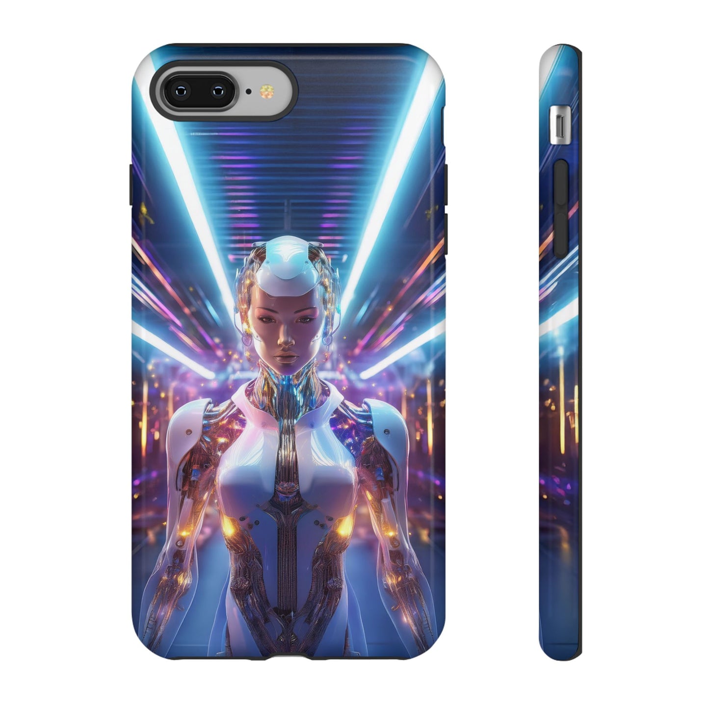 Futuristic Human Android Hybrid Cell Phone Case 007