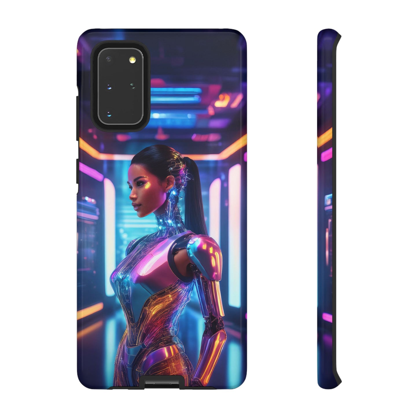 Futuristic Human Android Hybrid Cell Phone Case 016