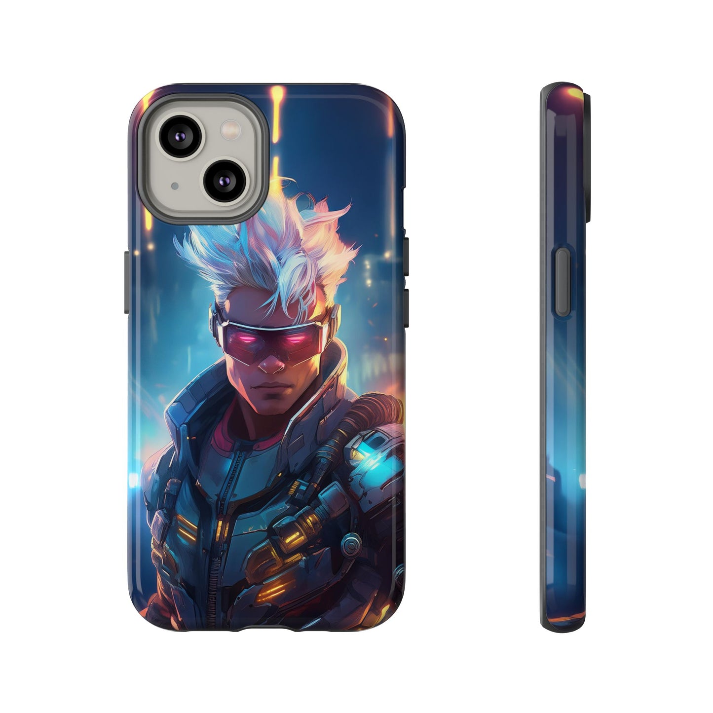 Futuristic Cyberpunk Male Cell Phone Case 018