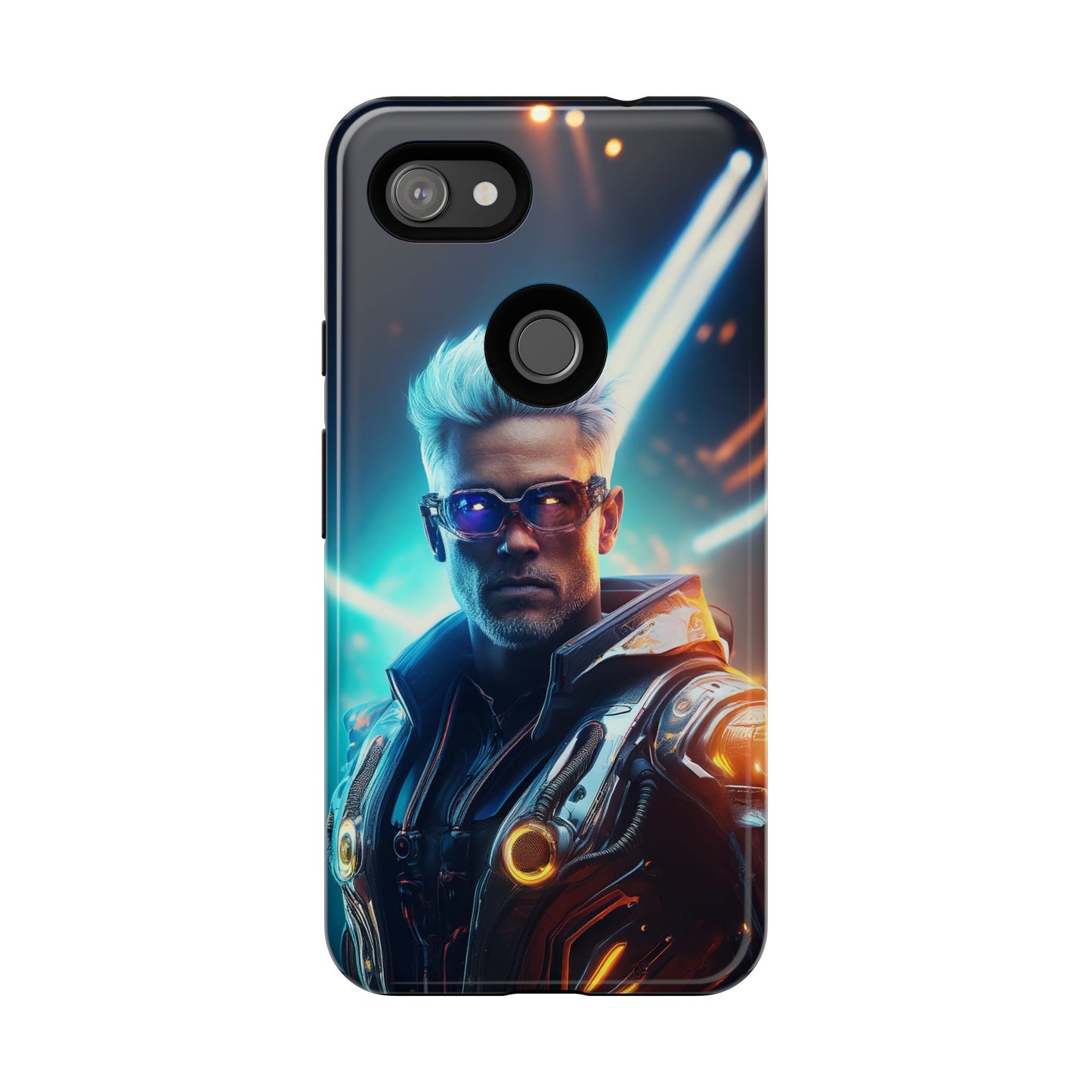 Futuristic Cyberpunk Male Cell Phone Case 013