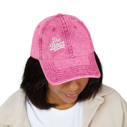 The Boss Vintage Hat – Embroidered Statement Hat for Power Moves Only