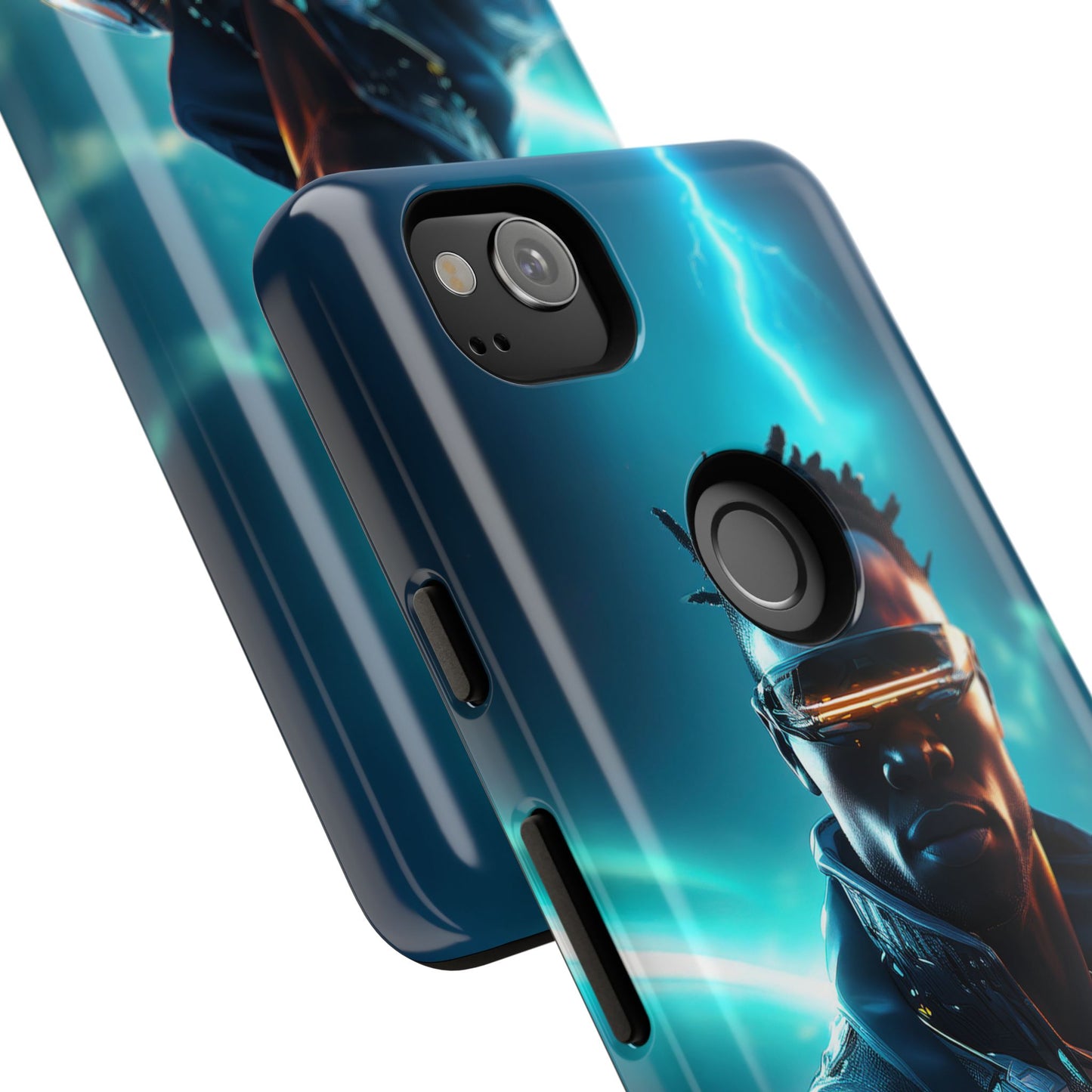 Futuristic Cyberpunk Male Cell Phone Case 014