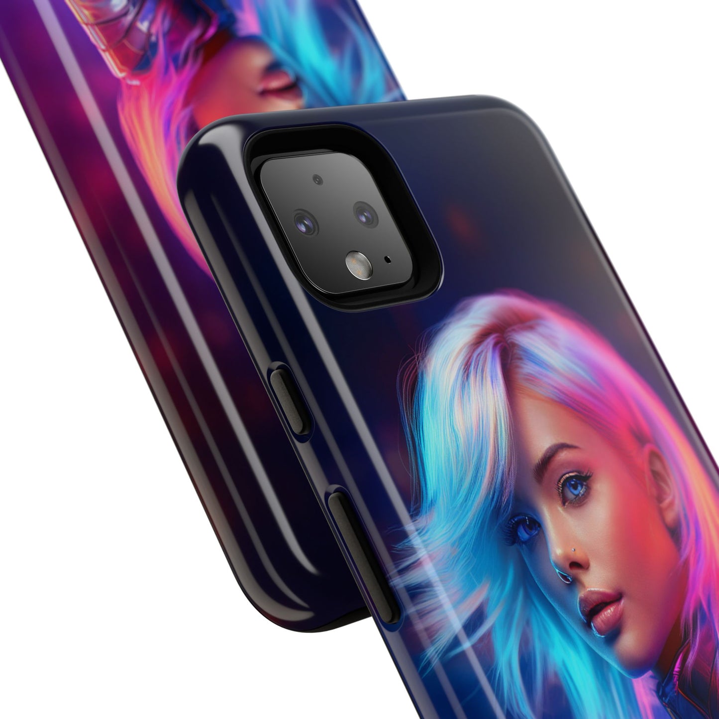 Futuristic Cyberpunk Female Cell Phone Case 028