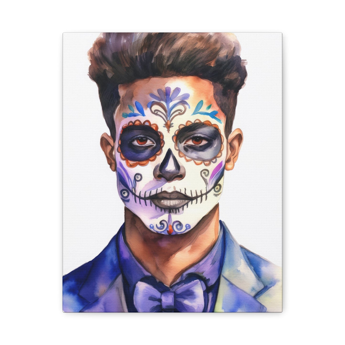 Dia de los Muertos Canvas Art | Day of the Dead - Stretched Matte Wall Decor 013