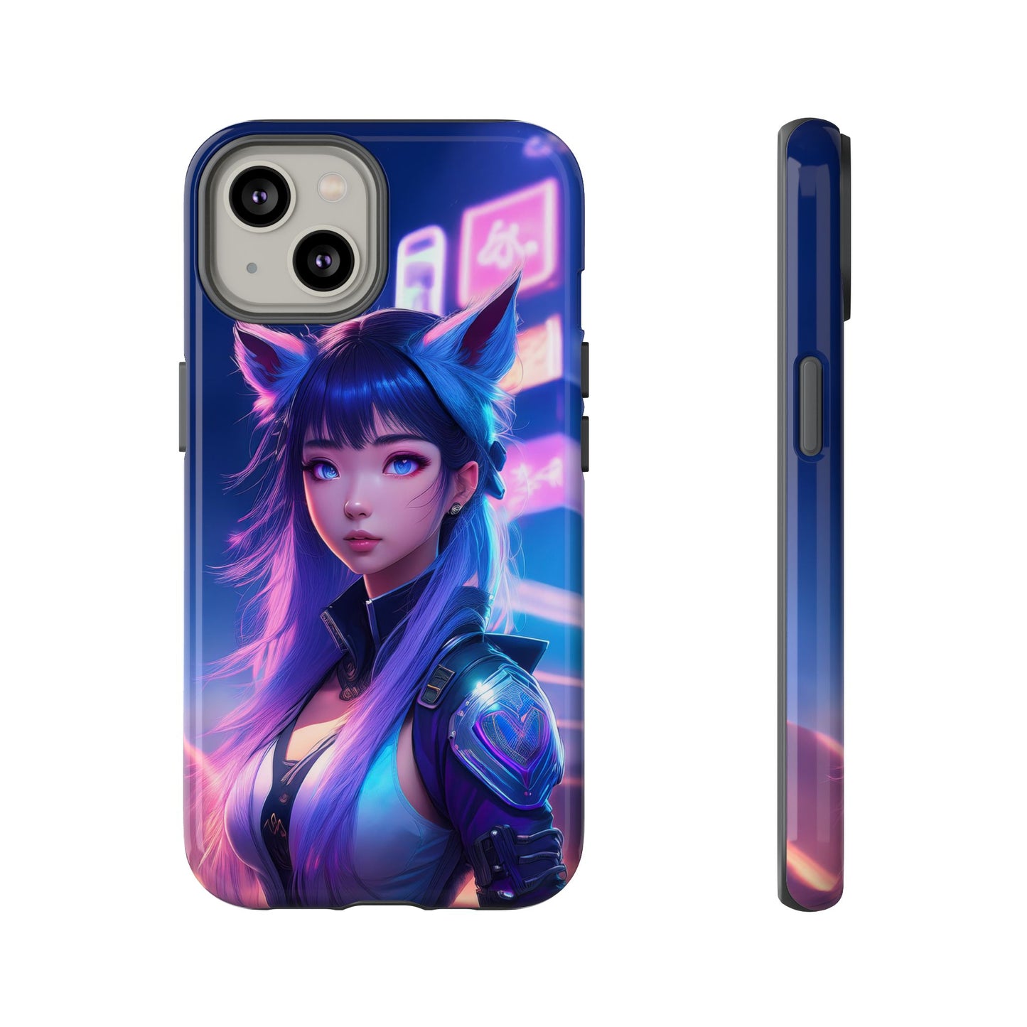 Futuristic Cyberpunk Female Cell Phone Case 010