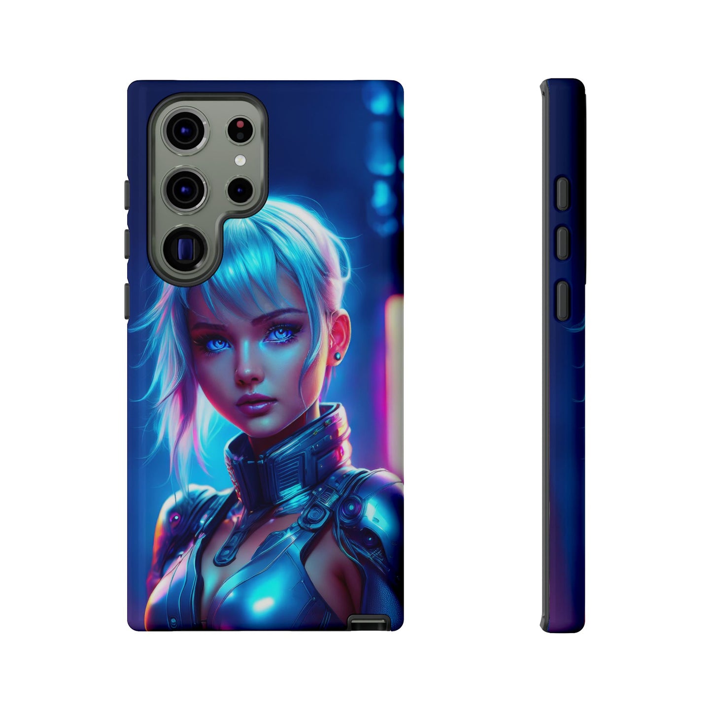 Futuristic Cyberpunk Female Cell Phone Case 013