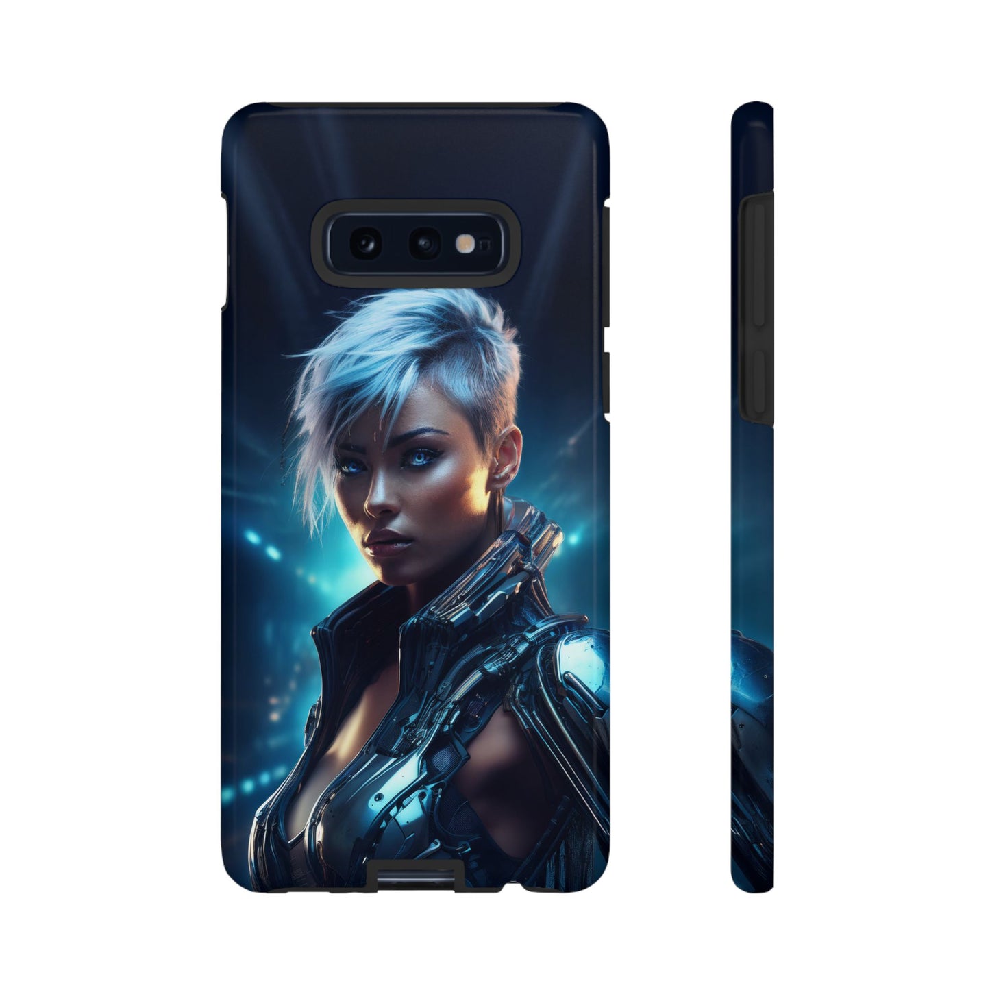 Futuristic Cyberpunk Female Cell Phone Case 027