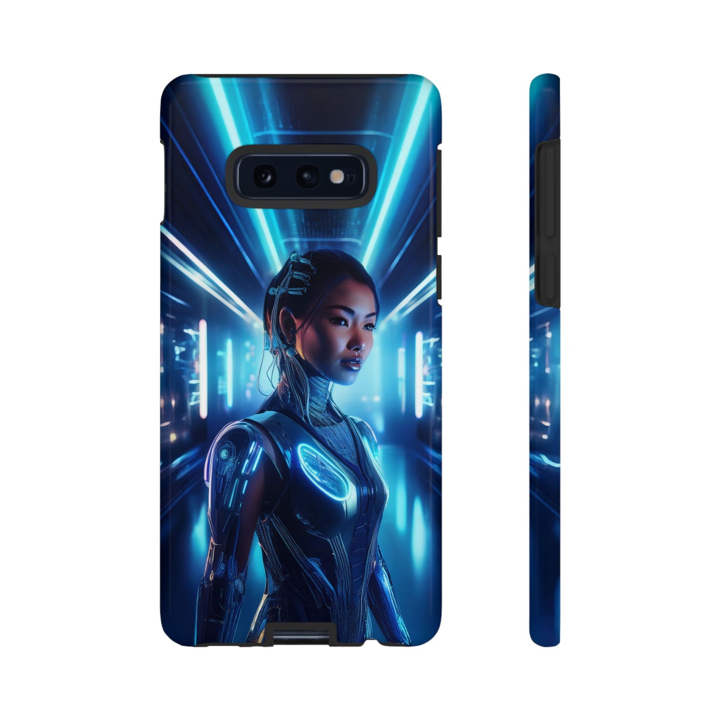 Futuristic Human Android Hybrid Cell Phone Case 004