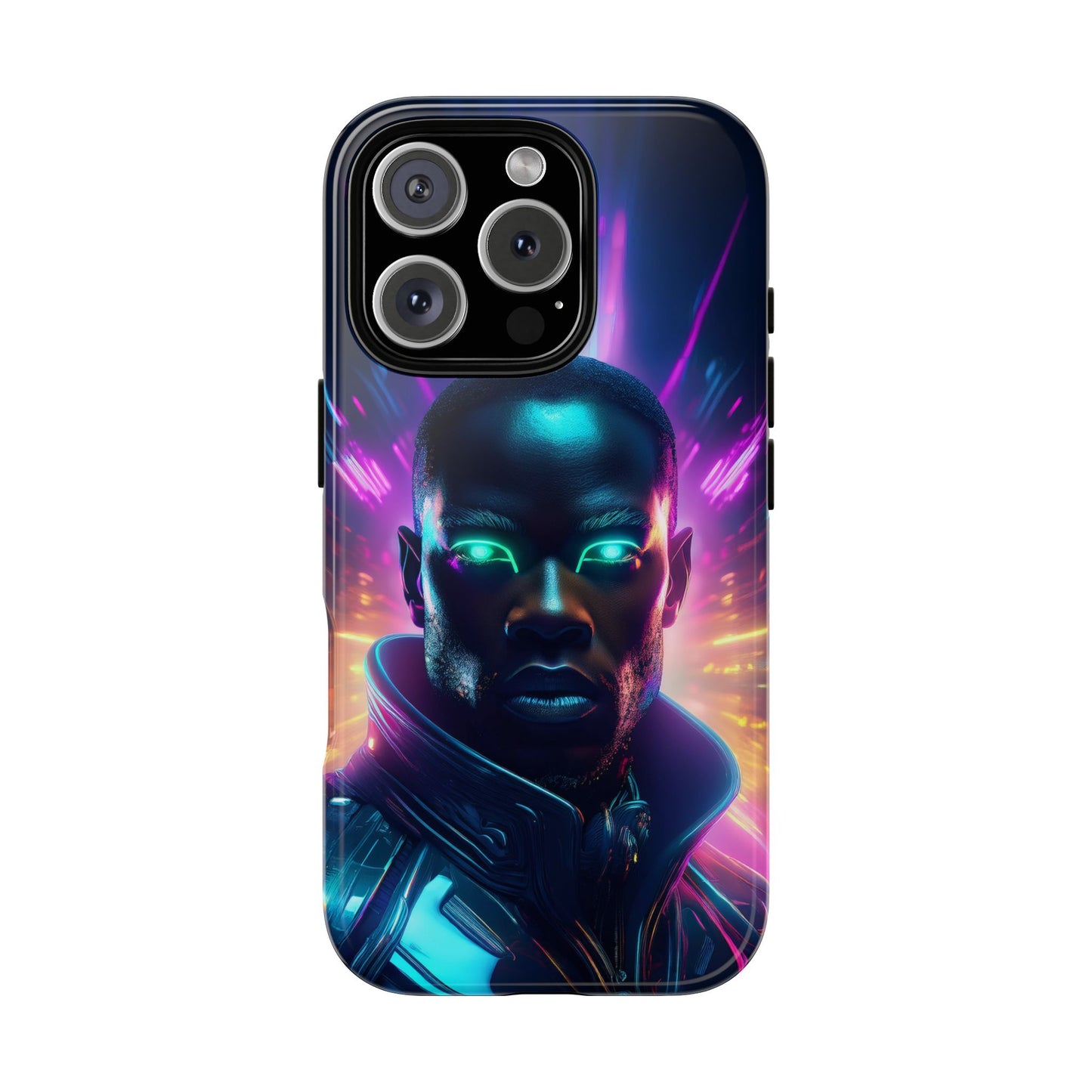 Futuristic Cyberpunk Male Cell Phone Case 022