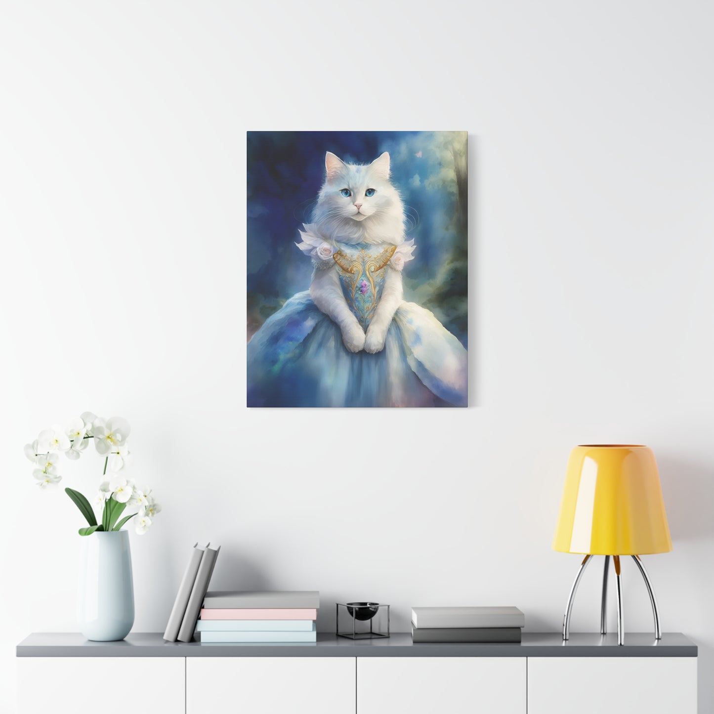 Meowgical Fairy Purrincess Canvas Art | Stretched Matte Wall Decor 007