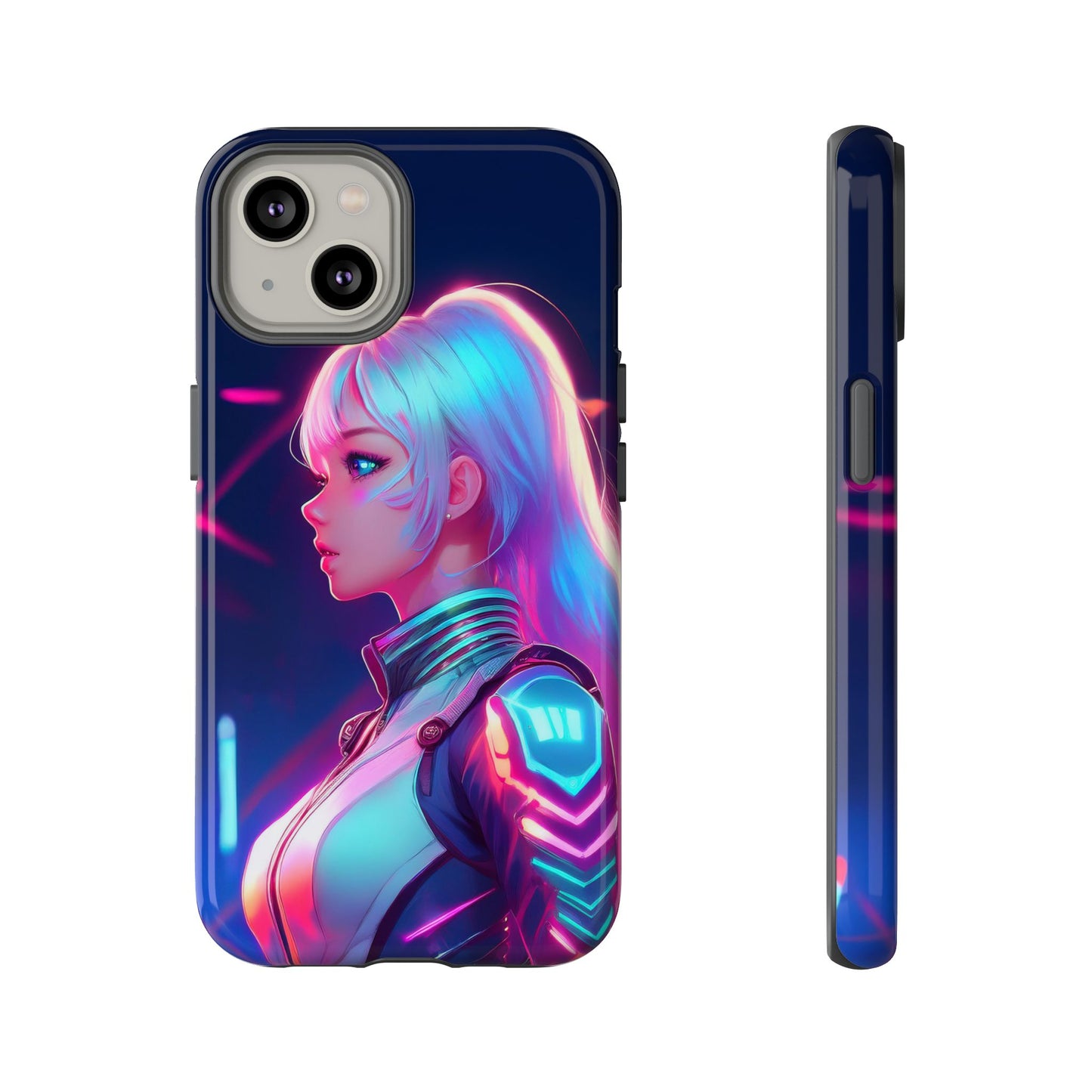 Futuristic Cyberpunk Female Cell Phone Case 009