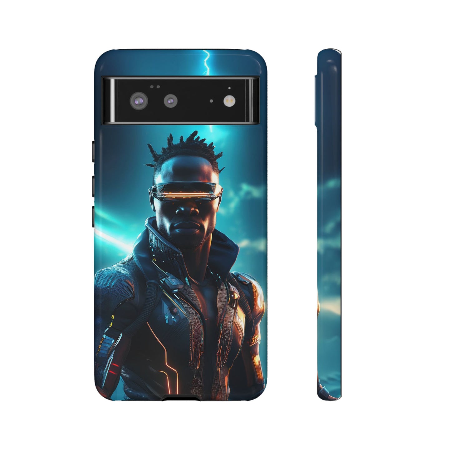 Futuristic Cyberpunk Male Cell Phone Case 014