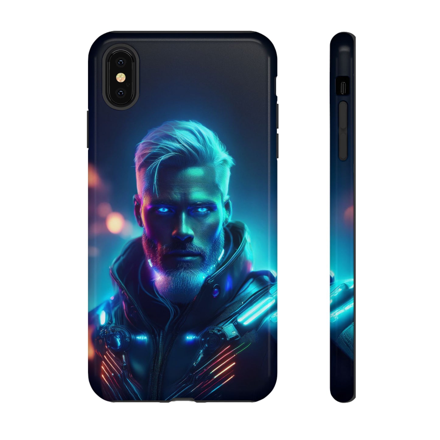 Futuristic Cyberpunk Male Cell Phone Case 023