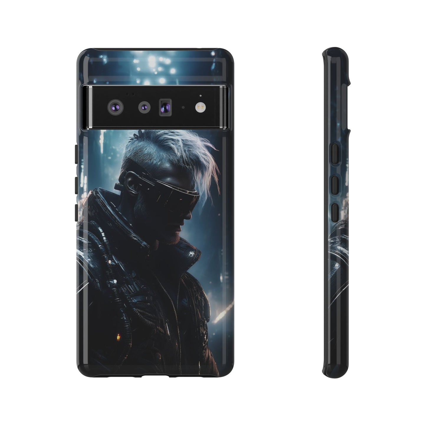 Futuristic Cyberpunk Male Cell Phone Case 025