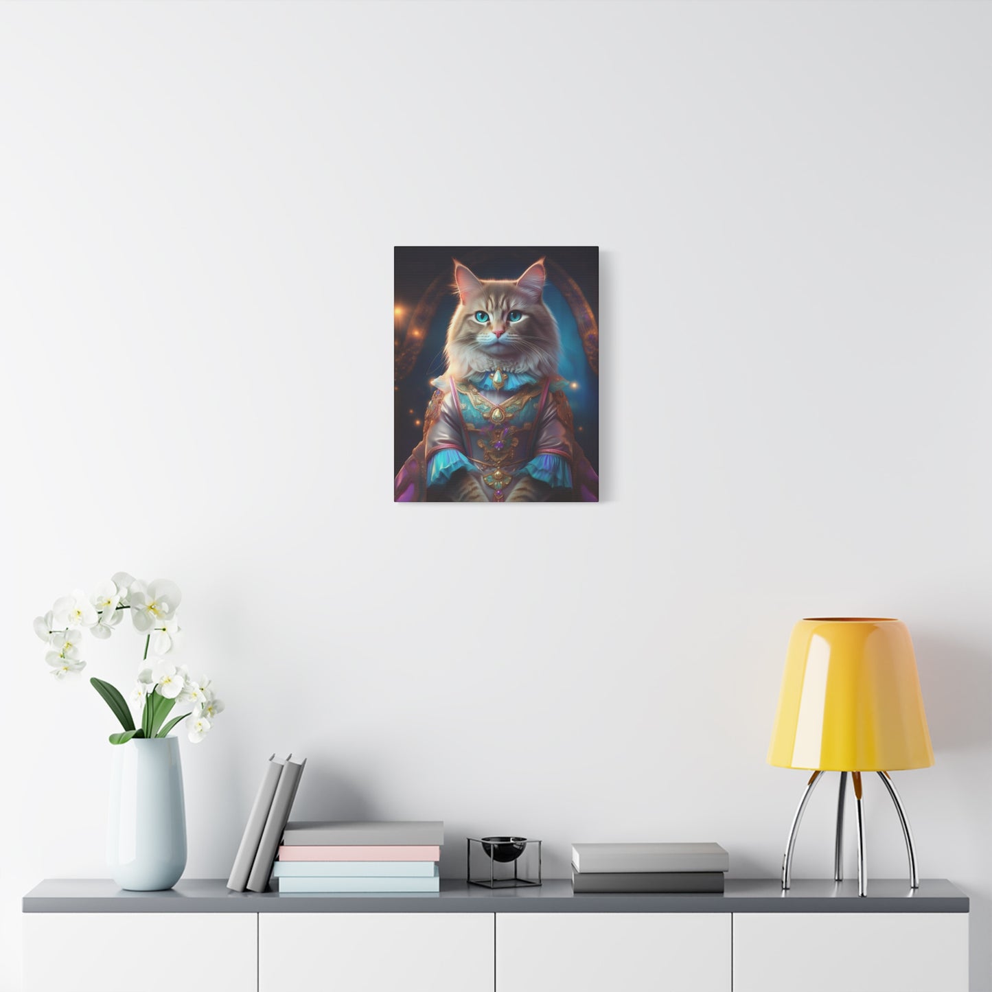 Meowgical Fairy Purrincess Canvas Art | Stretched Matte Wall Decor 001