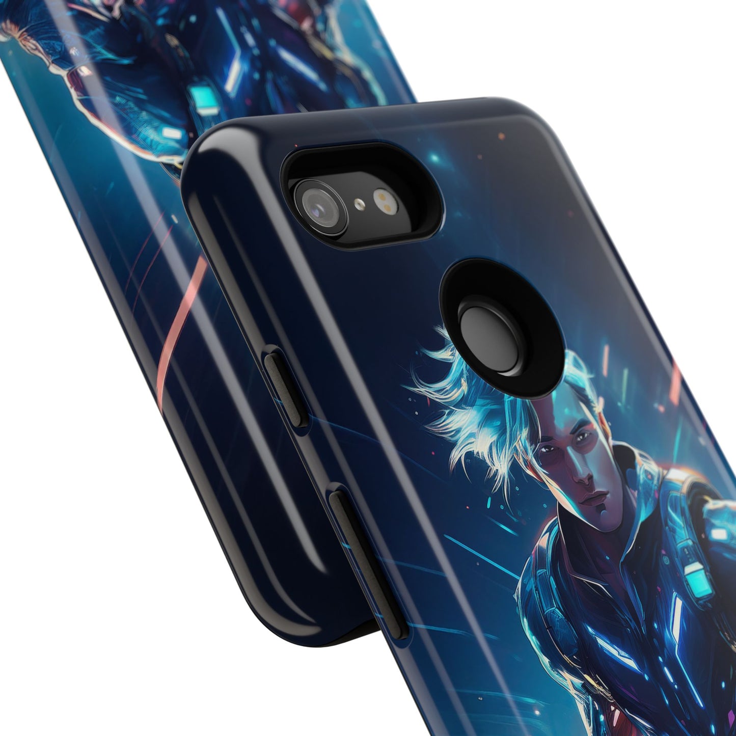 Futuristic Cyberpunk Male Cell Phone Case 024