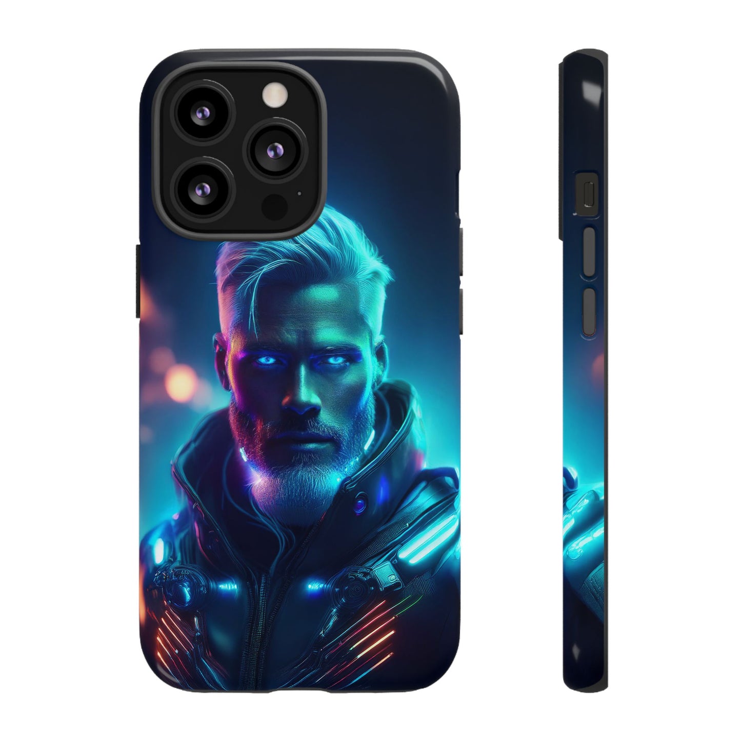 Futuristic Cyberpunk Male Cell Phone Case 023