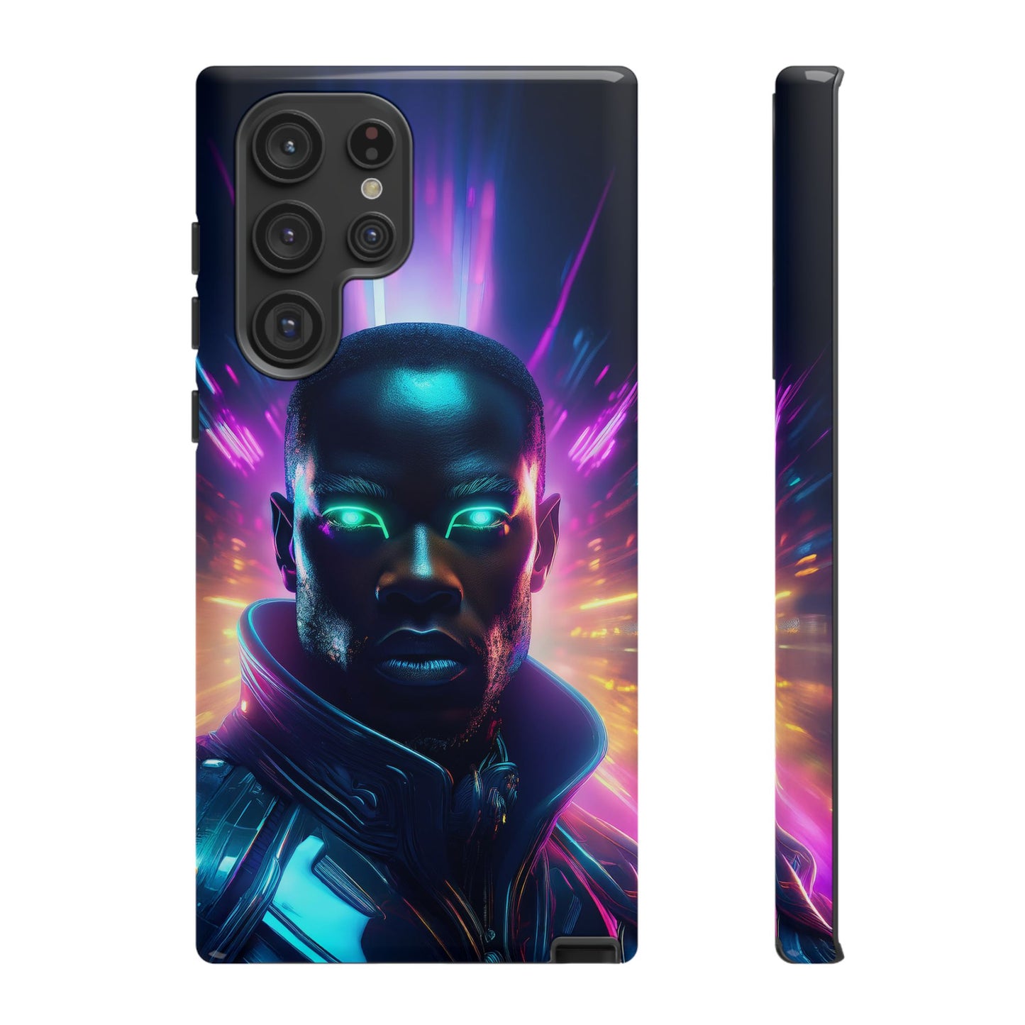 Futuristic Cyberpunk Male Cell Phone Case 022