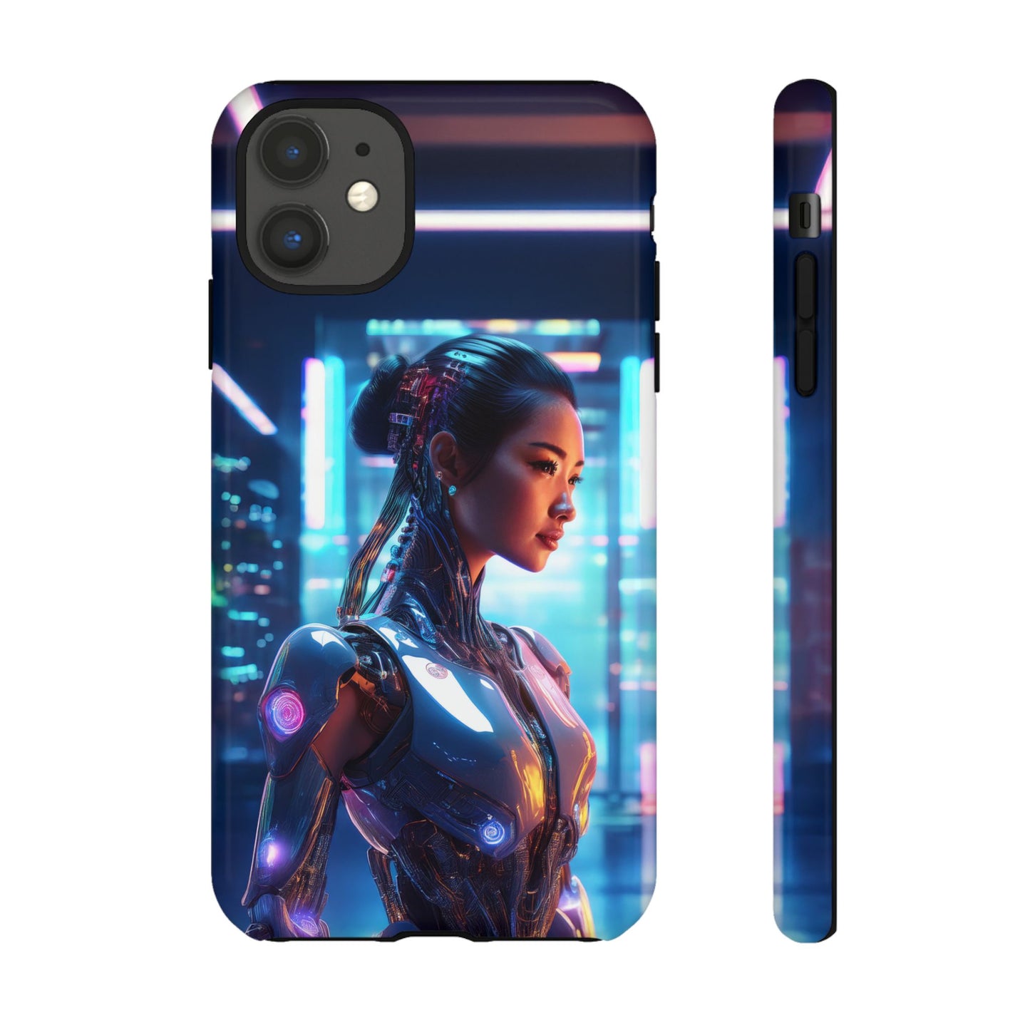 Futuristic Human Android Hybrid Cell Phone Case 013