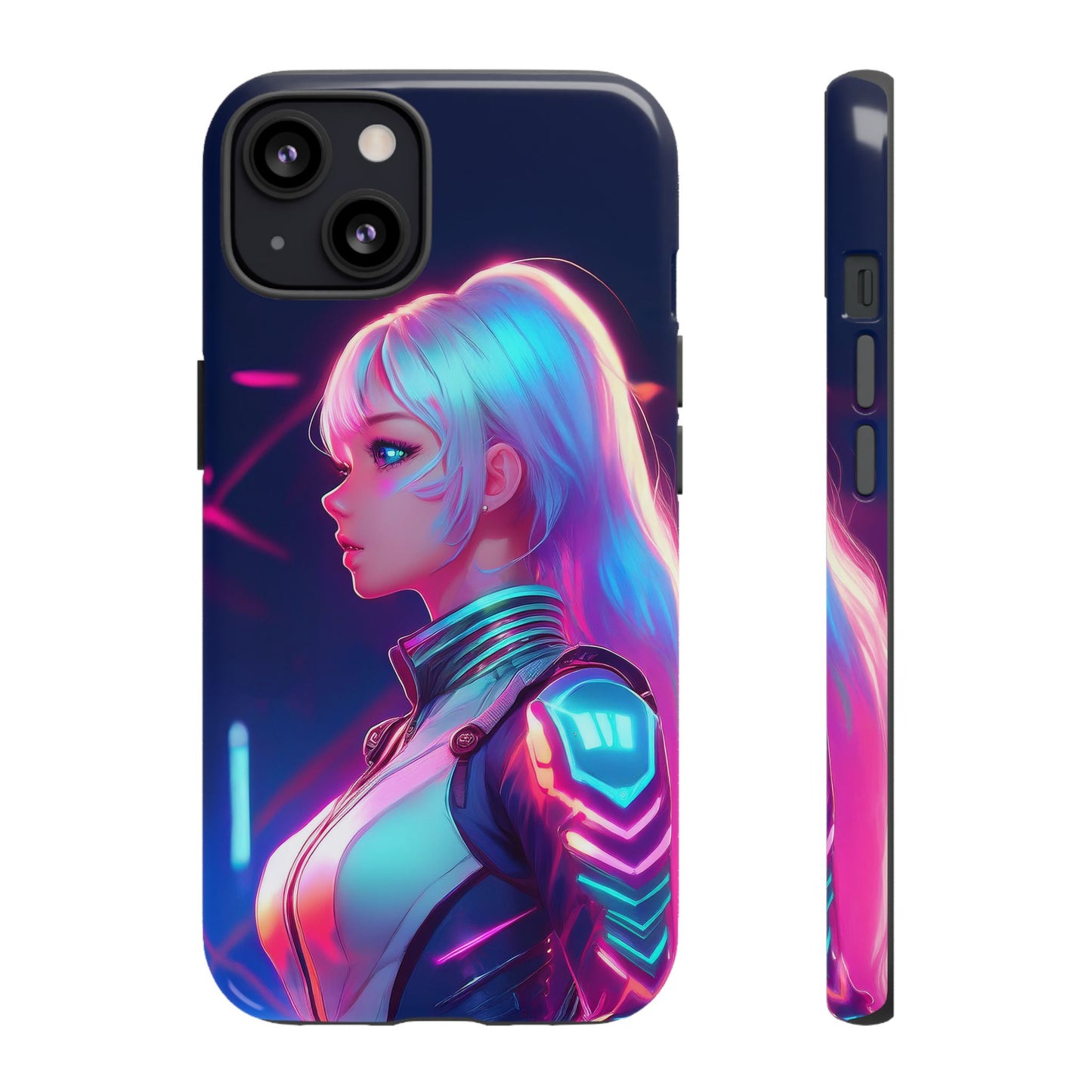 Futuristic Cyberpunk Female Cell Phone Case 009