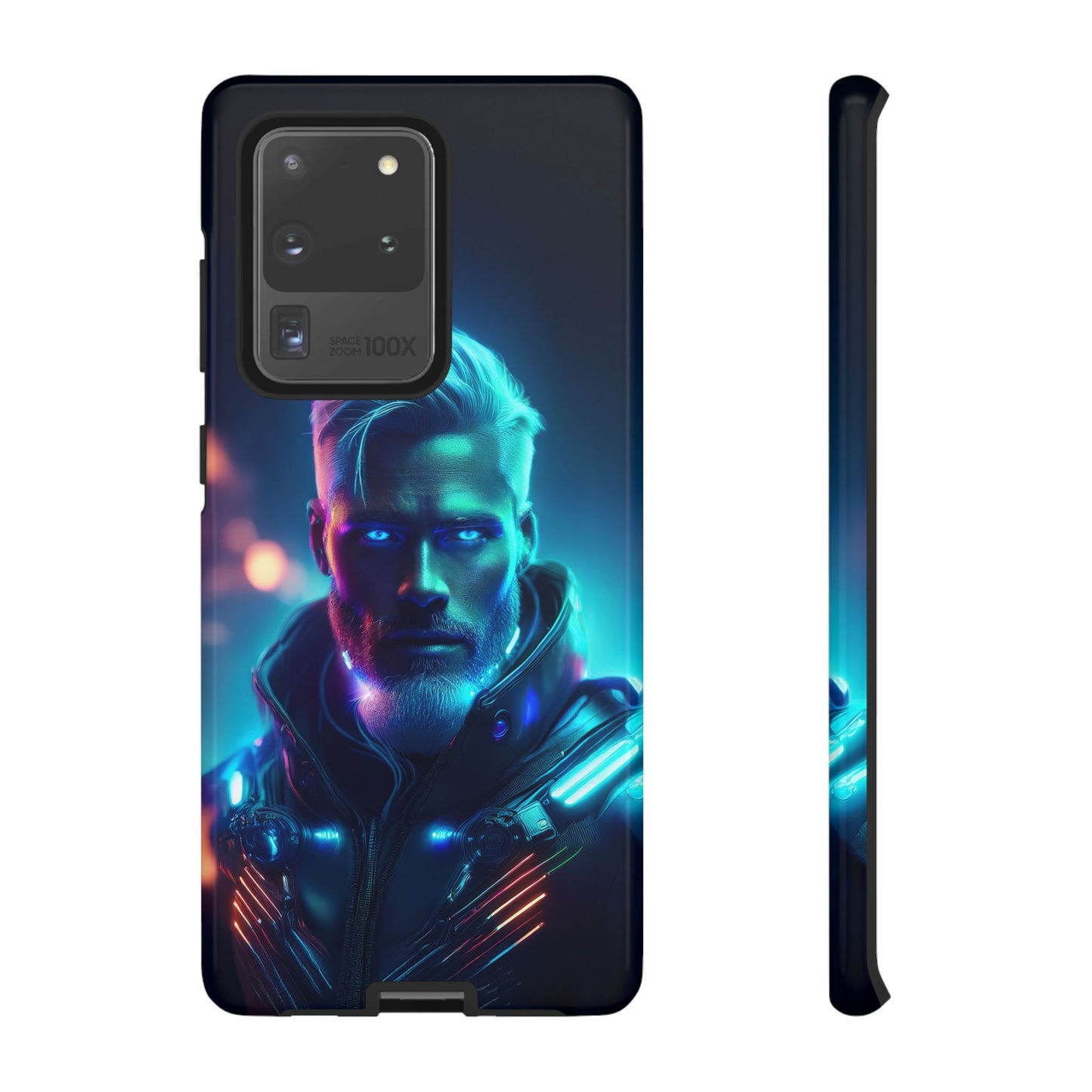 Futuristic Cyberpunk Male Cell Phone Case 023