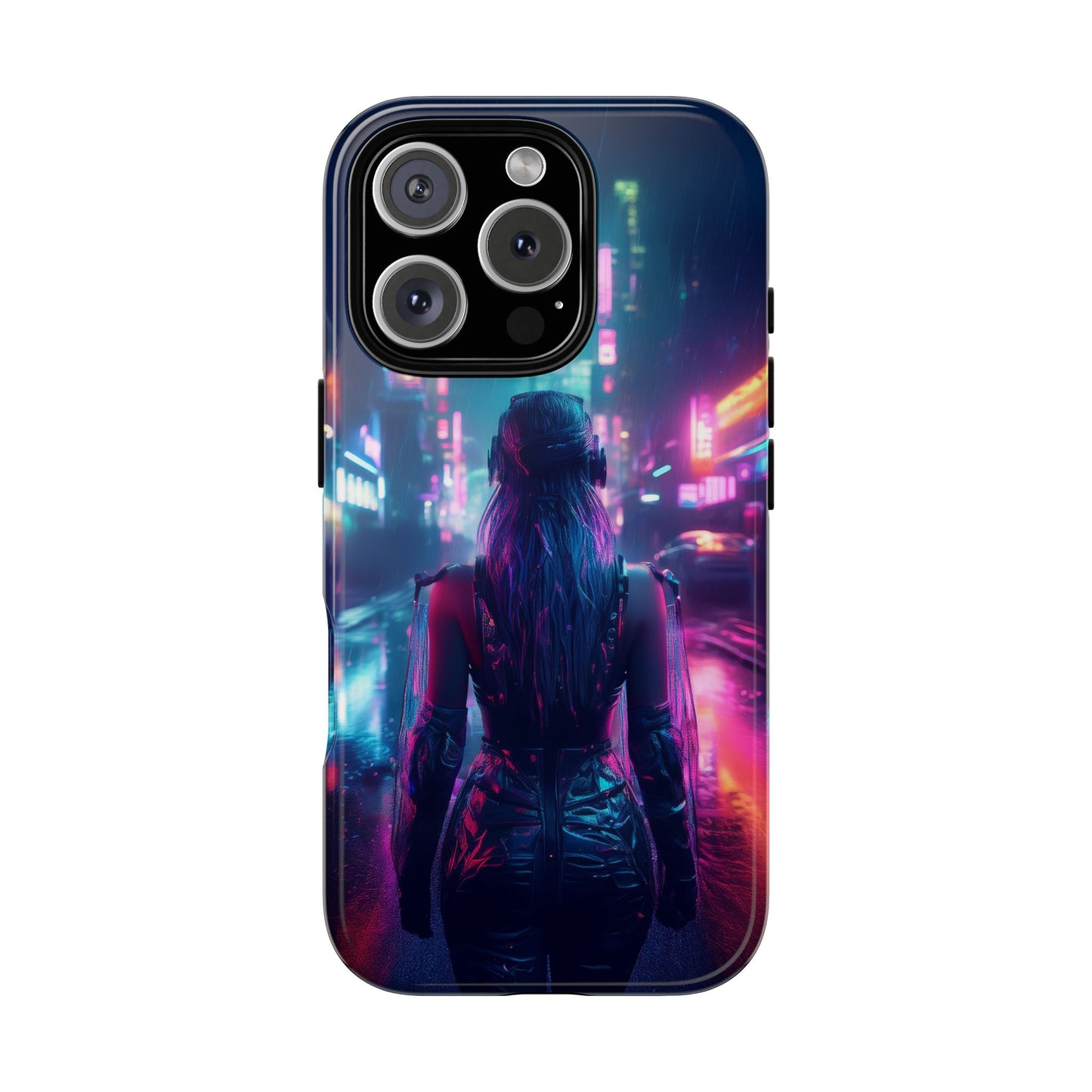 Futuristic Cyberpunk Female Cell Phone Case 032