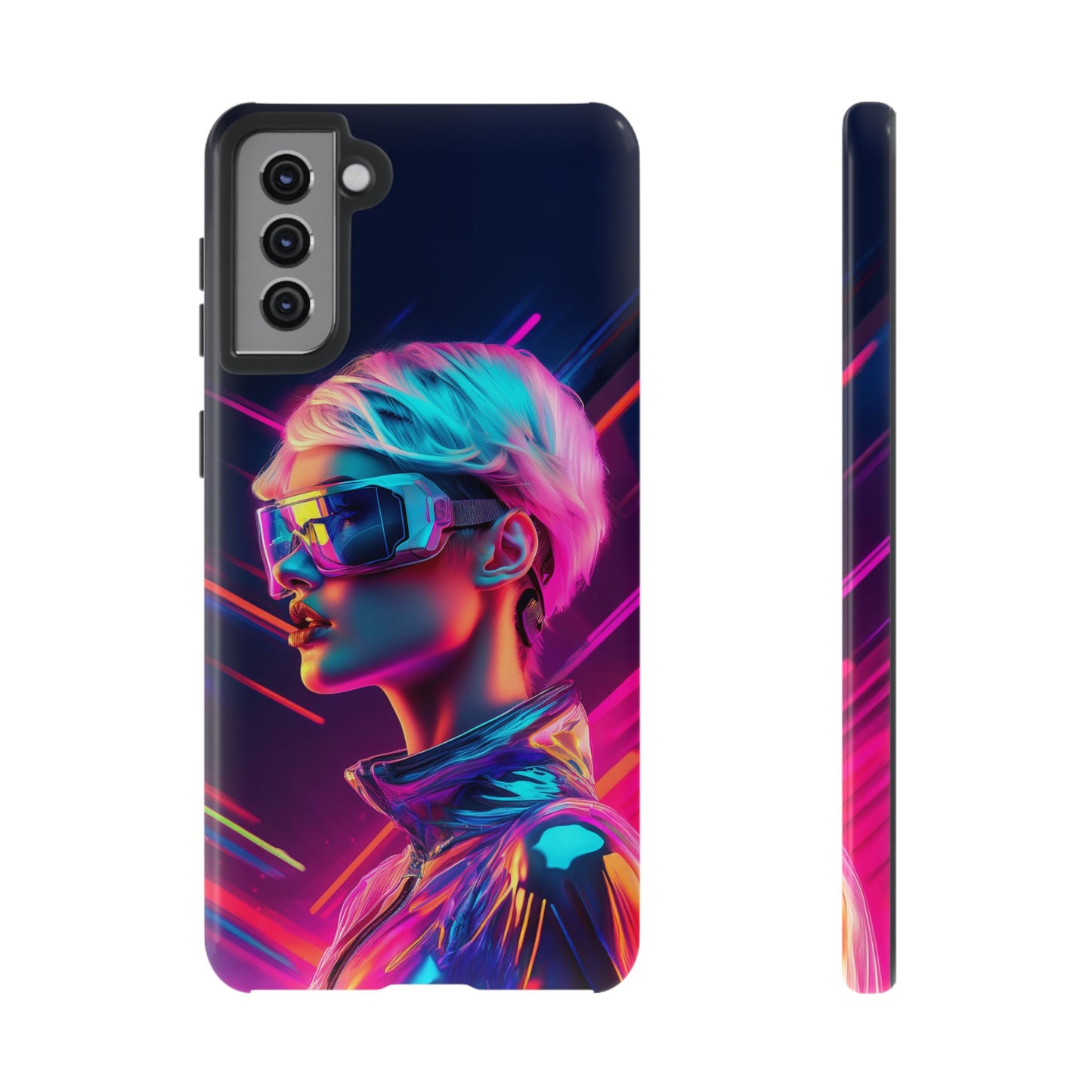 Futuristic Cyberpunk Female Cell Phone Case 031