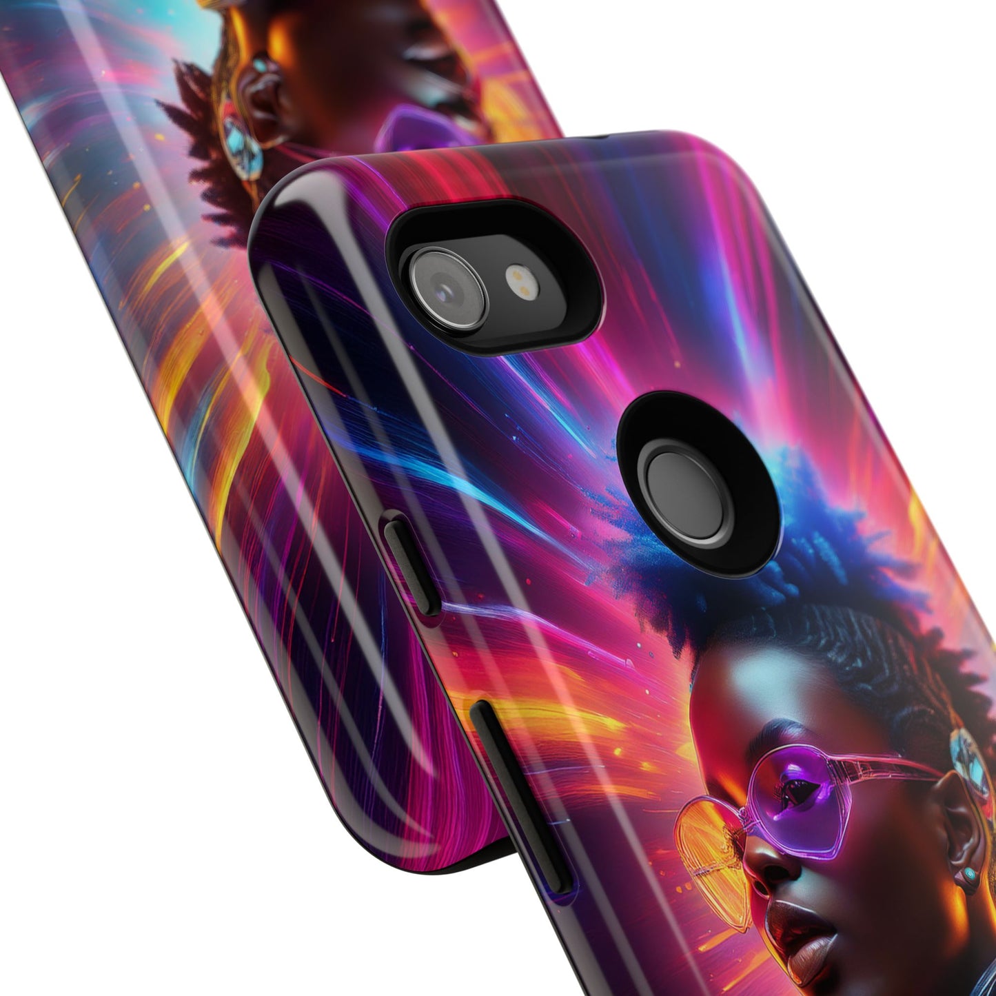 Futuristic Cyberpunk Female Cell Phone Case 026