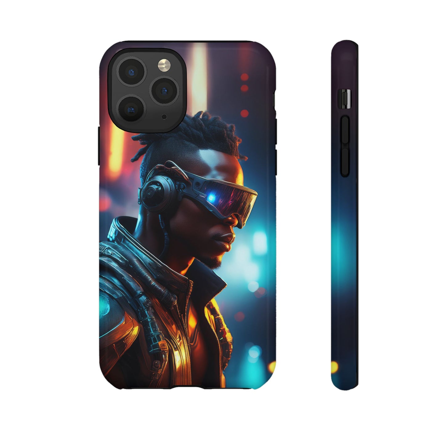 Futuristic Cyberpunk Male Cell Phone Case 016