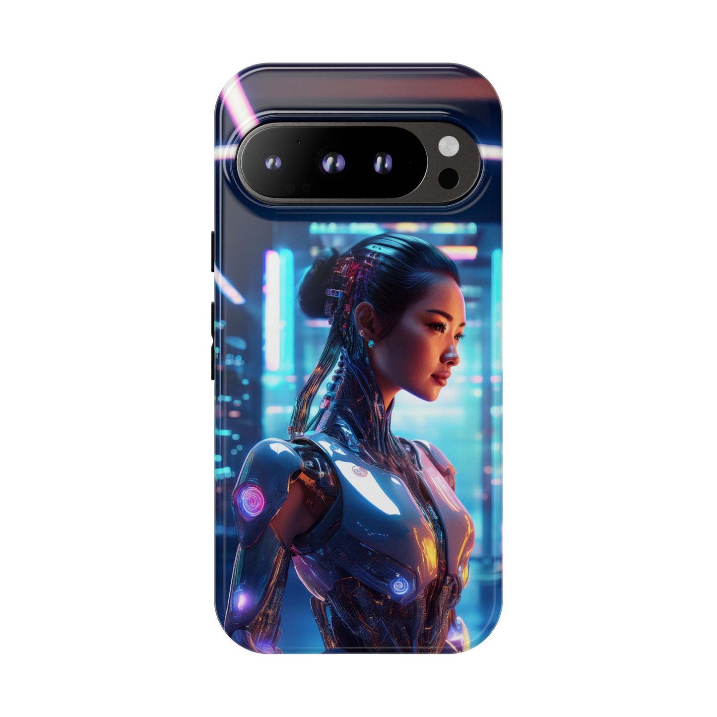 Futuristic Human Android Hybrid Cell Phone Case 013