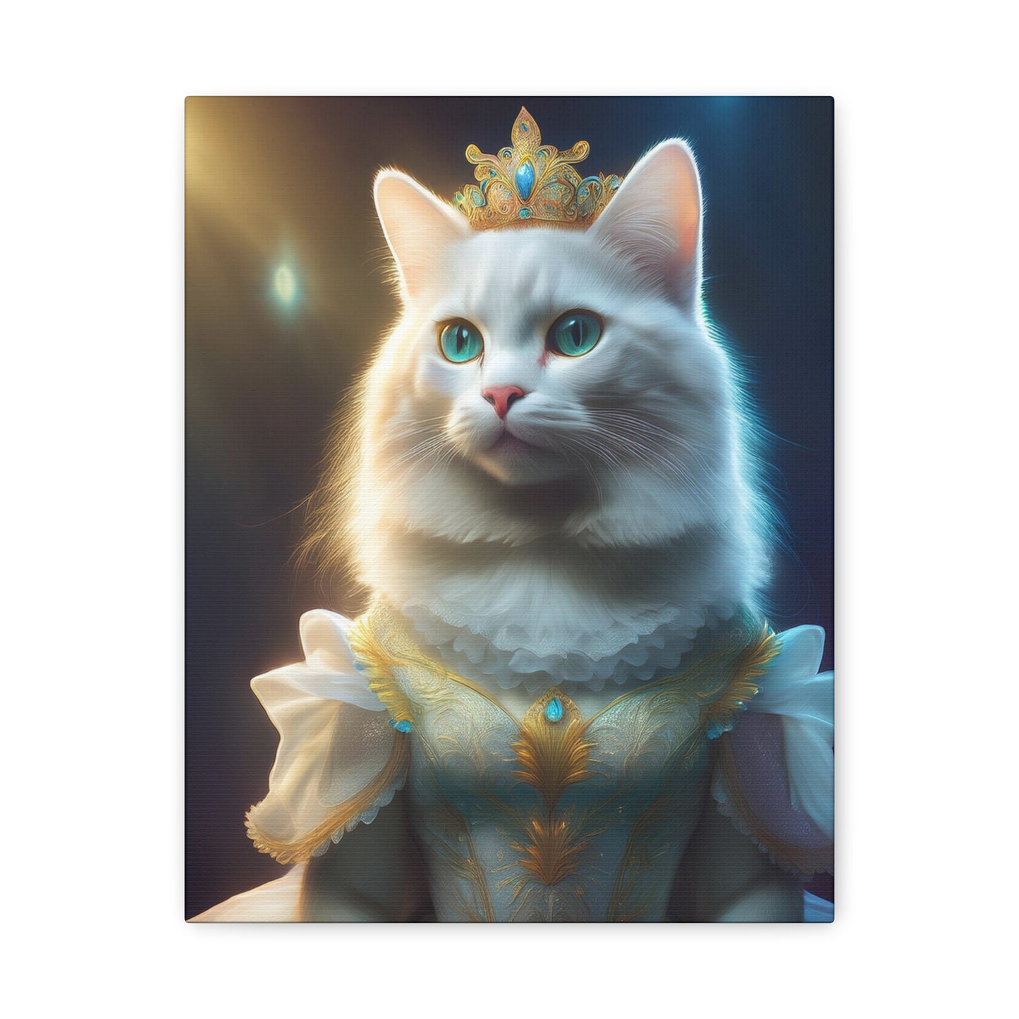 Meowgical Fairy Purrincess Canvas Art | Stretched Matte Wall Decor 004