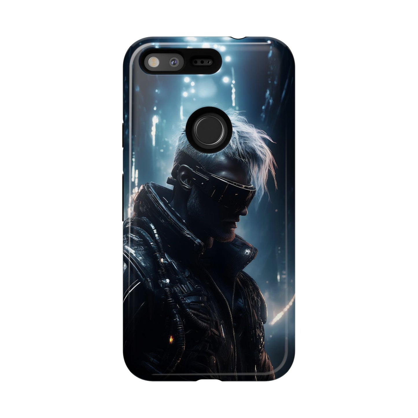 Futuristic Cyberpunk Male Cell Phone Case 025