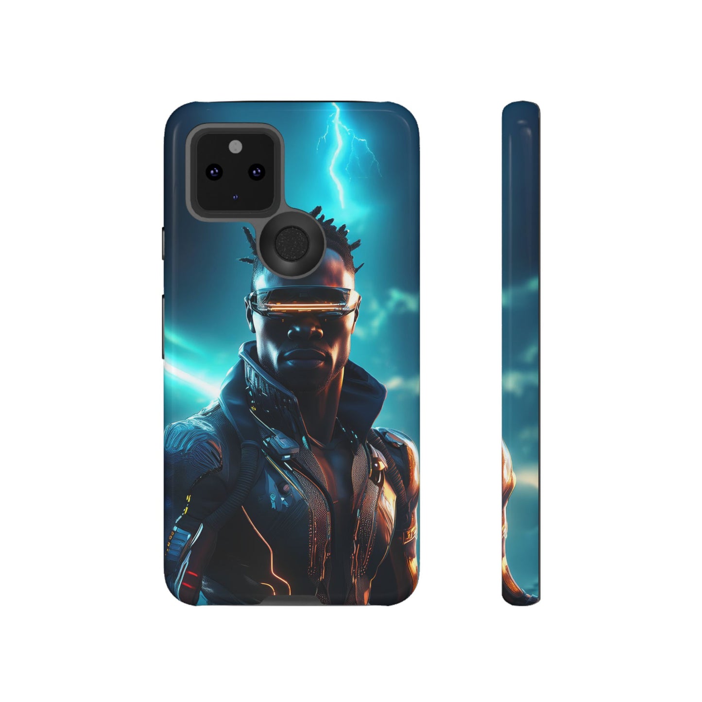 Futuristic Cyberpunk Male Cell Phone Case 014