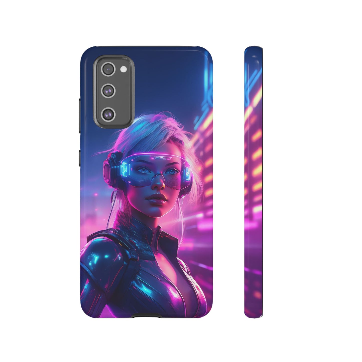 Futuristic Cyberpunk Female Cell Phone Case 029