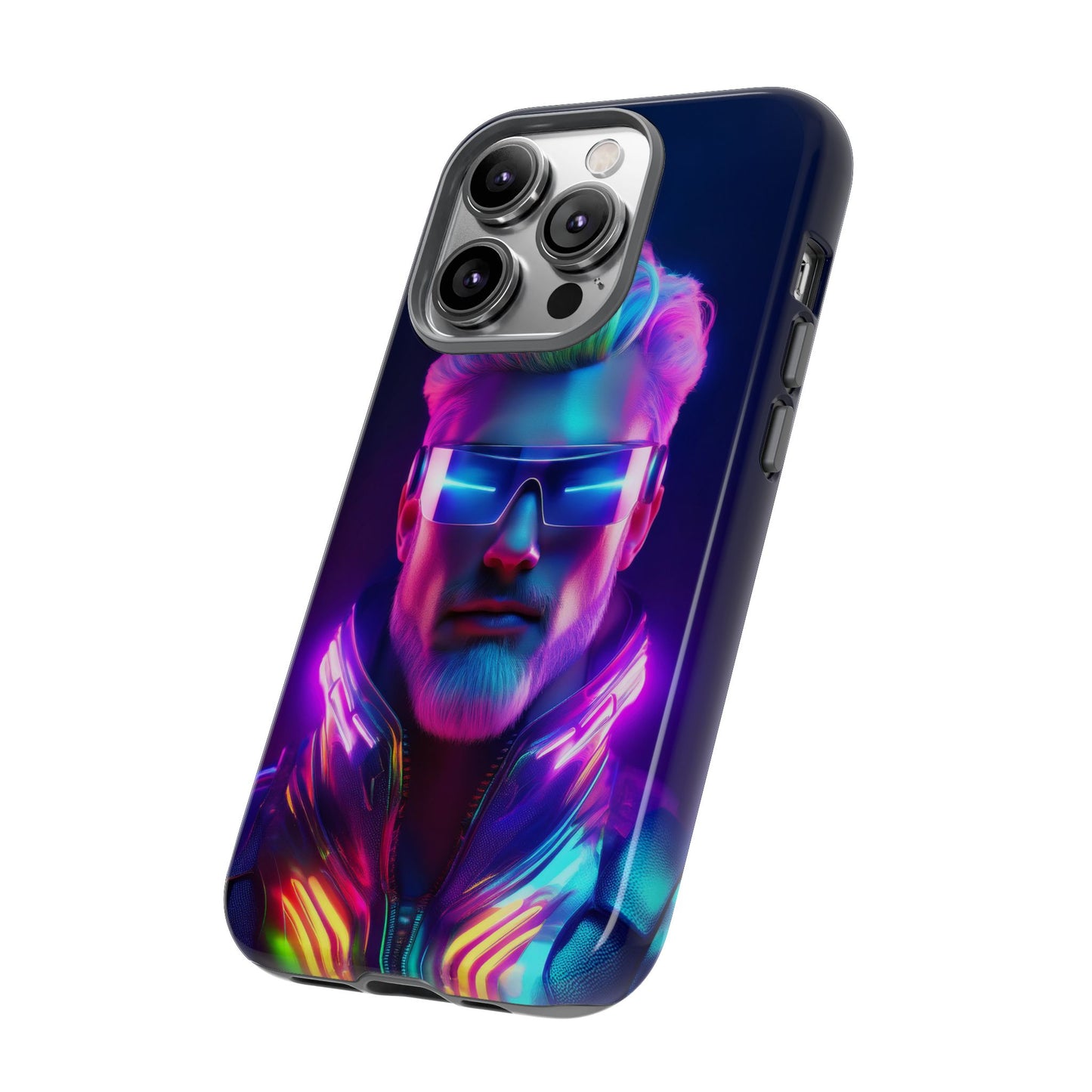 Futuristic Cyberpunk Male Cell Phone Case 026